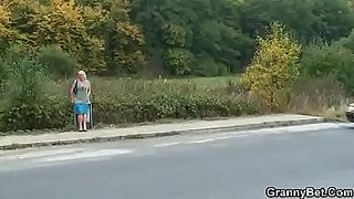 tiny old hairy pussy