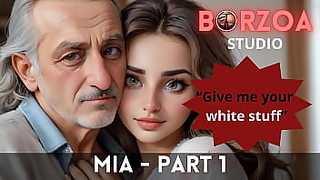 horny son playing white sleeping mom