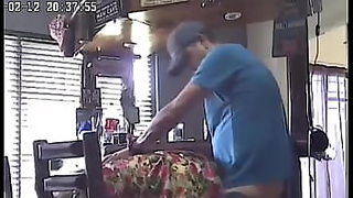 Granny wanking caught on hidden camera