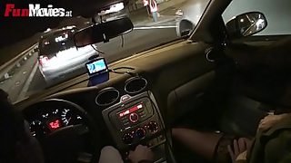milf touch my dick in public train in me
