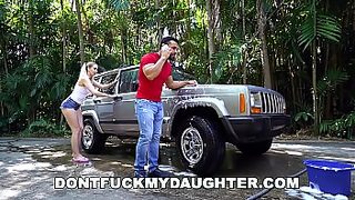 stepson forces mom to fuck